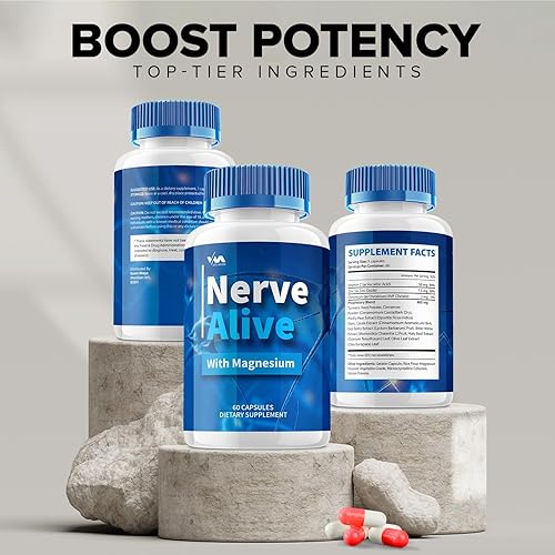 Miniatura 7 de (1 paquete) Suplemento Nerve Alive, cápsula NerveAlive - Fórmula avanzada, reseñas de máxima fuerza Nerve Alive, 60 cápsulas