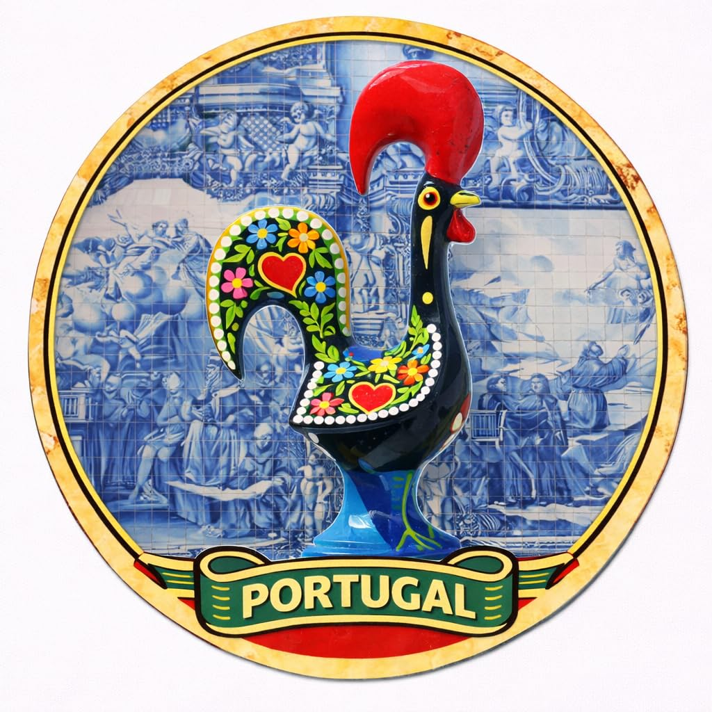 Nomad Charging Box Portugal Rooster Of Barcelos Decorative Souvenir Fridge Magnet A0080
