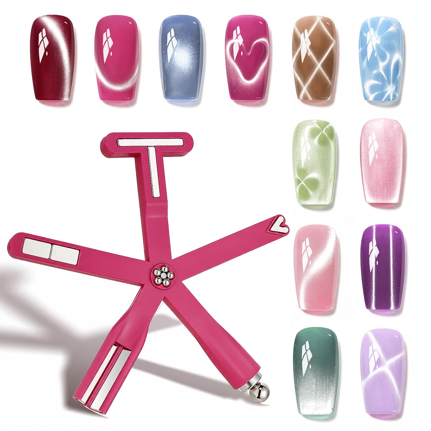 Cat Eye Nail Magnet - 3-in-1 Design -13