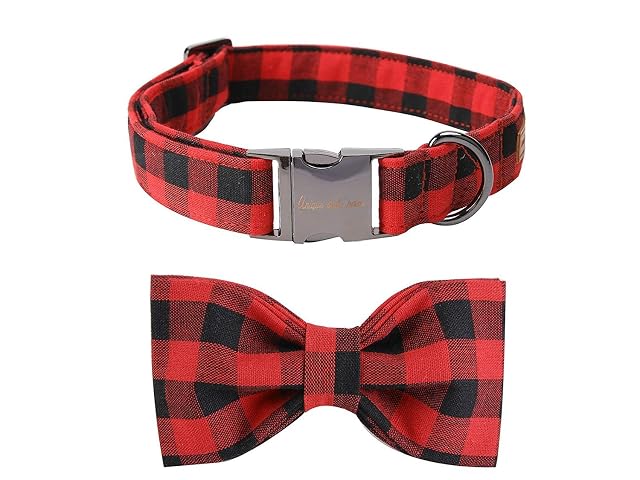 Unique style paws Collar de perro con pajarita desmontable