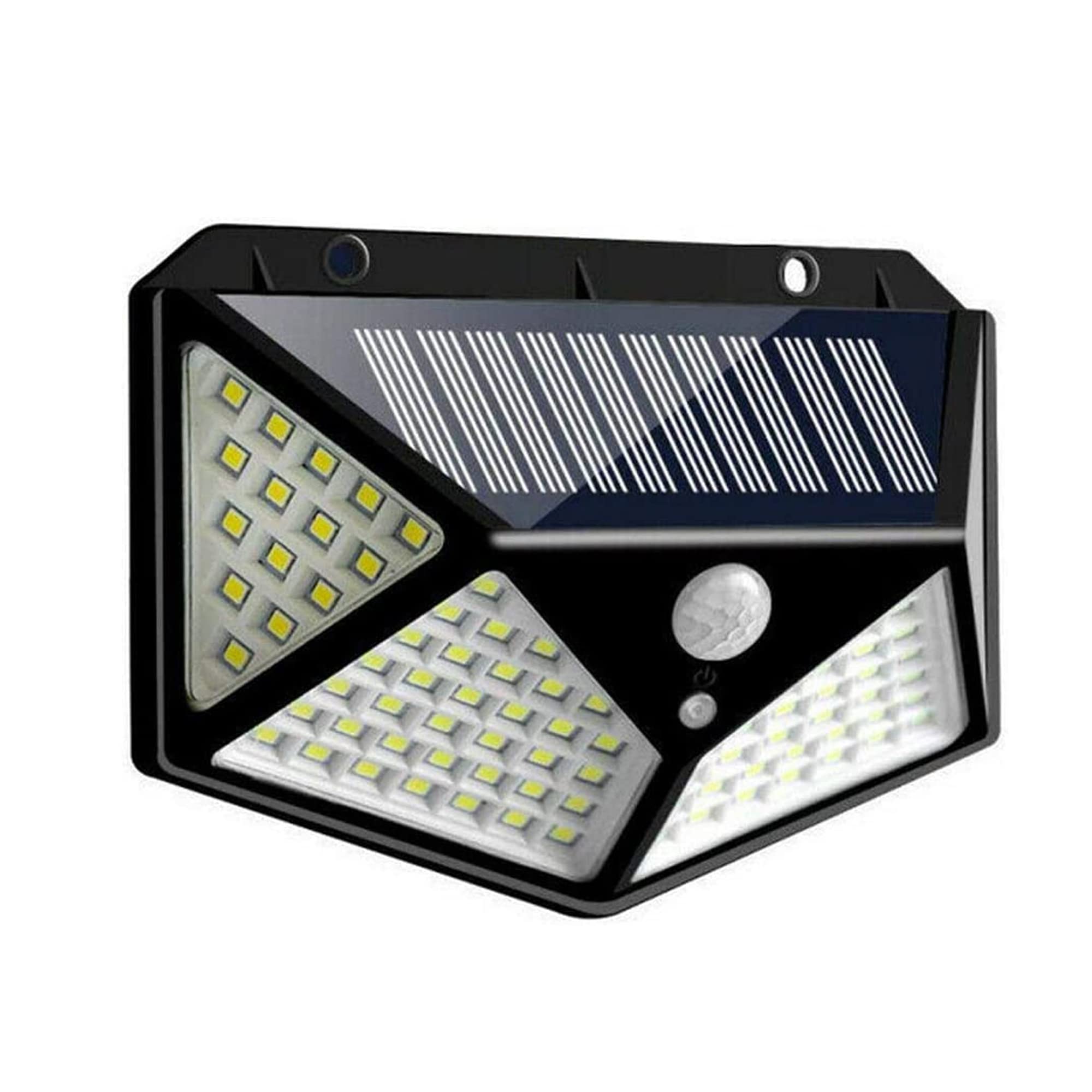 SulfarSolar Motion Sensor Lights, Womdee IP65 Waterproof Light Outdoor with 270 Degree Lighting Angle, 100 LEDs, Wireless Security Powered Wall Lights for Patio, Deck, Yard, Garden