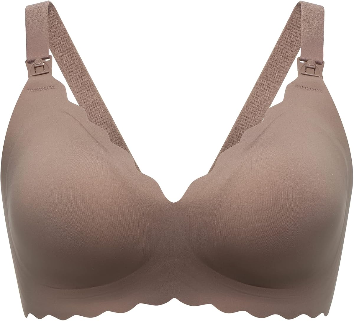 Momcozy Sujetadores de lactancia para lactancia materna, sujetador de maternidad con soporte Jelly Strip | Soporte de forma natural para comodidad durante todo el día, sensación de segunda piel sin costuras para el embarazo y la lactancia.