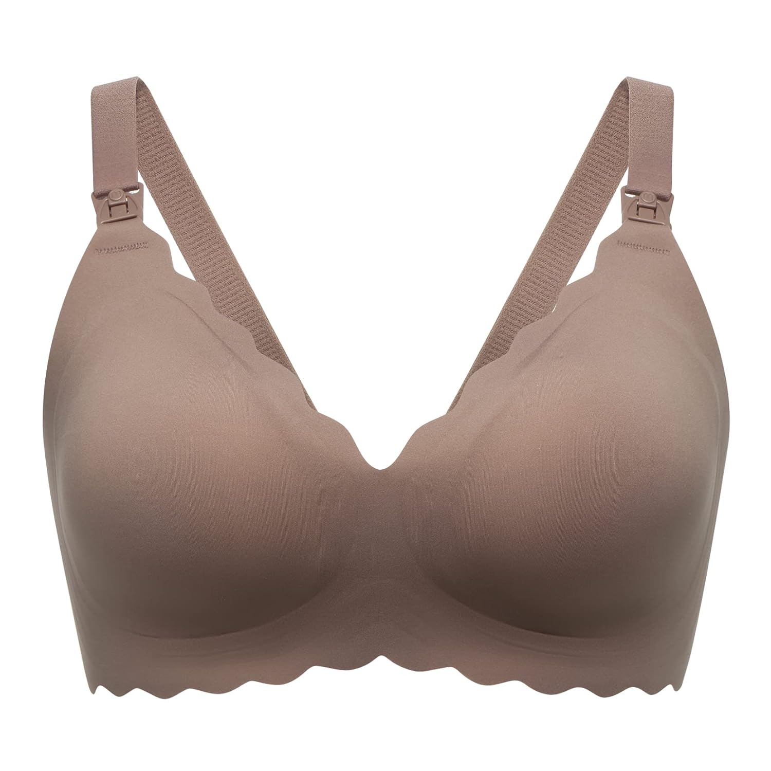 Momcozy Nursing Bras for Breastfeeding Seamless Pregnancy Maternity Bra Wireless Classic Jelly Strip Support Nursing Bra