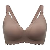 Nursing Bras for Breastfeeding, Seamless Pregnancy Maternity Bra Wireless Classic Jelly Strip Support Nursing Bra