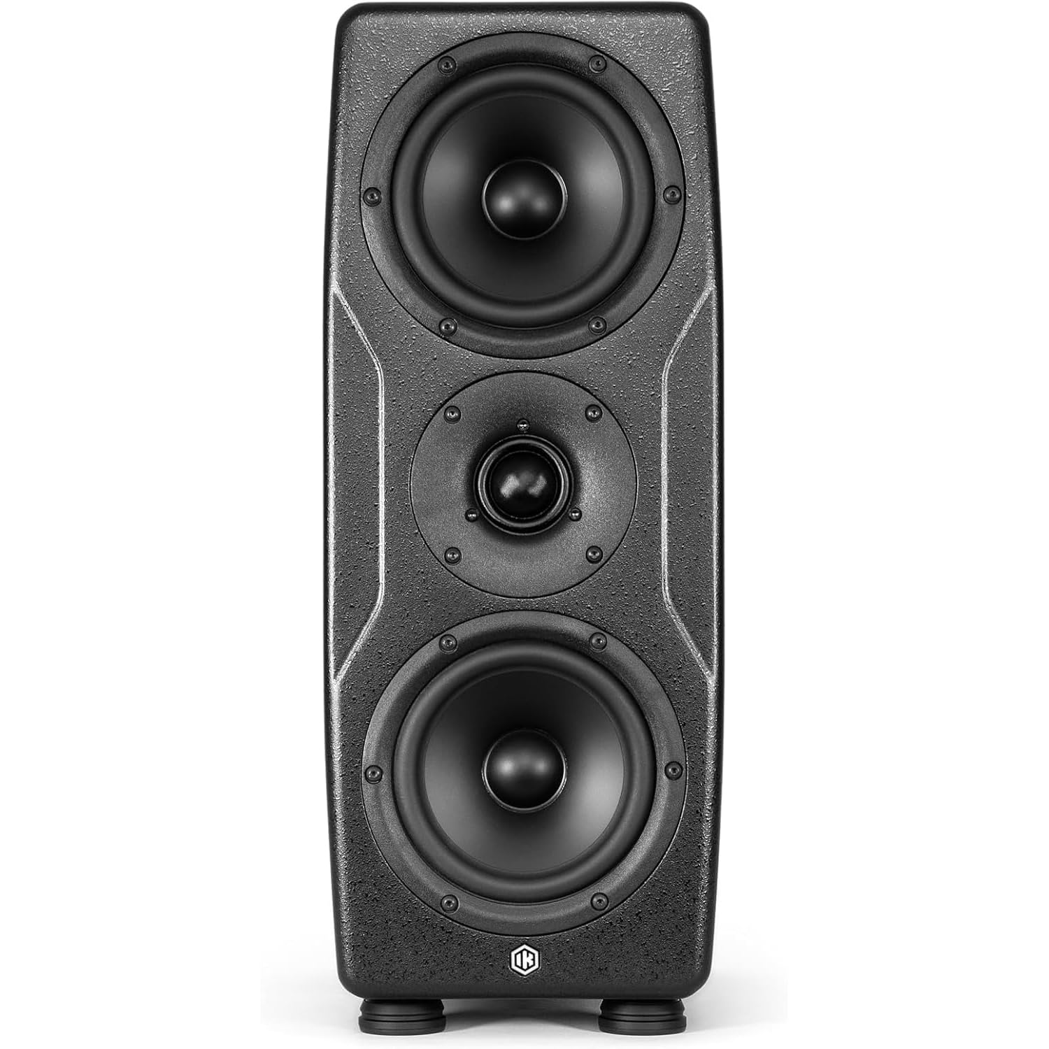 IK Multimedia iLoud Precision MTM MKII Studio Monitor – 175W Bi-Amp Speaker, ARC X Auto Calibration, Linear Phase, Dual 5" Woofers, Graphene Tweeter, Reference-Grade Nearfield