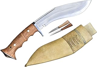 Genuine kukri/khukuri - 8 Inch Iraqi Panawal Angkhola Gripper Handle White Sheath Hand Made in Nepal… - GK&CO. Kukri House