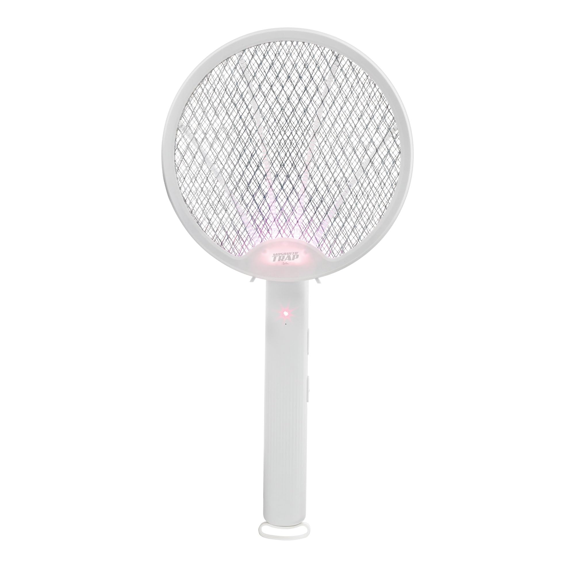 JATA HOGAR MOST3555 - Raqueta Eléctrica Antimosquitos Recargable USB 2 en 1, Mata Moscas y Mosquitos UV, Modo Fijo y Manual, 30 m², Interior y Exterior