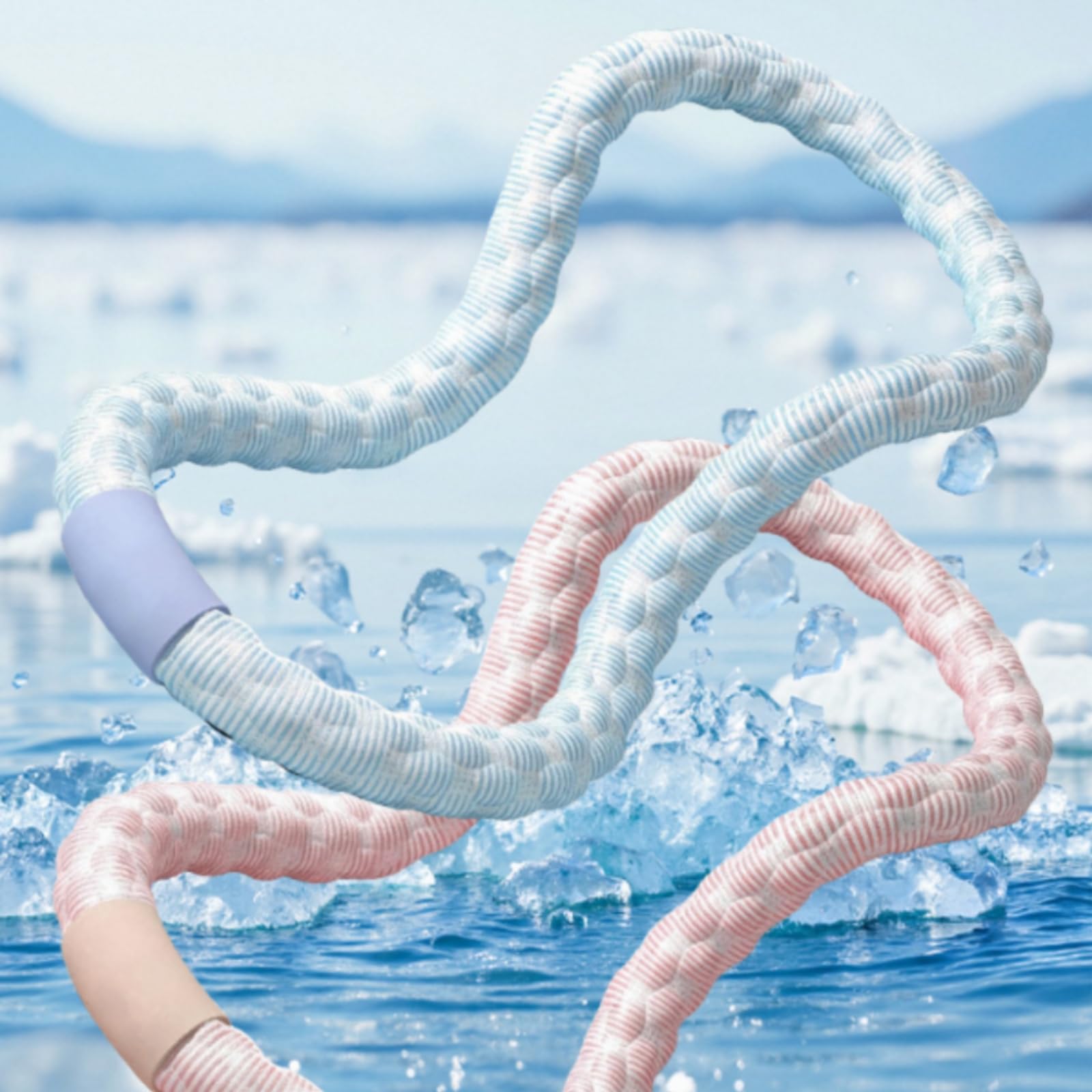 Harilla Adult Fitness Hoop Circolare per Esercizi su Addome con Loop Flessibile Rivestito per Sostenere Movimento Silenzioso Adatto per Attività a Casa Mantenimento Forma