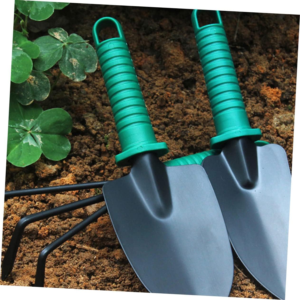 POPETPOP 1set Gardening Tool Storage Case Garden Shovels and Rakes Lightweight and Portable for Planting and Soil Loosening for Garden and Lawn Care