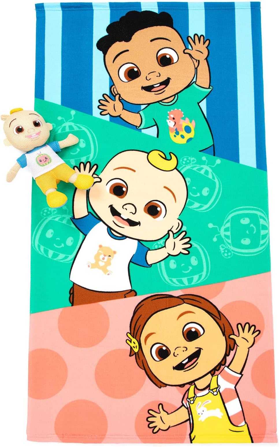 Amazon.com: Jay Franco Bluey & Bingo Bath Towel & Bath Buddy Set - Kids ...