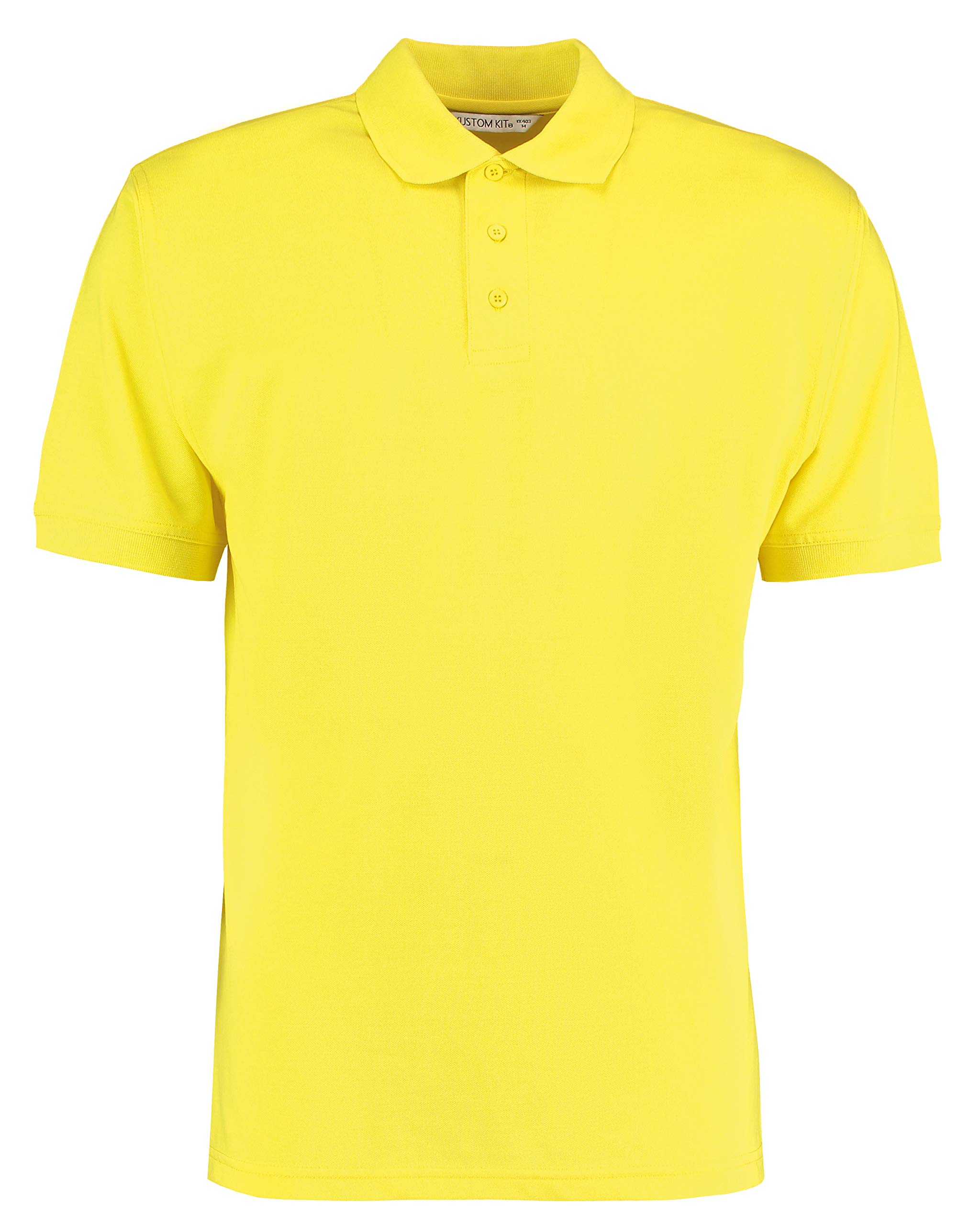 Kustom Kit Unisex Comfort Finish Klassic Polo Shirt Canary XS