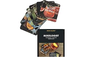 Iron & Glory Mixologist Cocktail Recipe Cards and Drink Coasters