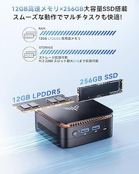 Amazon.co.jp: NiPoGi ミニpc n95 【2025新型・N150より速い】 mini pc