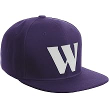 Daxton Classic Snapback Hat 3D Capital Alphabet Letters Flat Bill Visor Cap
