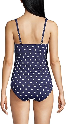 Miniatura 2 de Lands' End Traje de baño tankini envolvente resistente al cloro para mujer