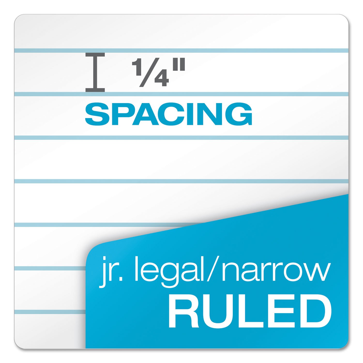 Tops Docket Gold Jr. Legal Ruled White Legal Pads (TOP63910) 5 x 8 Inch - Image 3