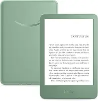 Kindle 16 GB (Geração mais recente) - Leve e compacto, com tela antirreflexo, trocas de página mais rápidas, luz frontal ajustável e bateria de longa duração - Cor Verde