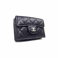 Amazon | [CHANEL] [シャネル] 三つ折り 財布 キャビアスキン  