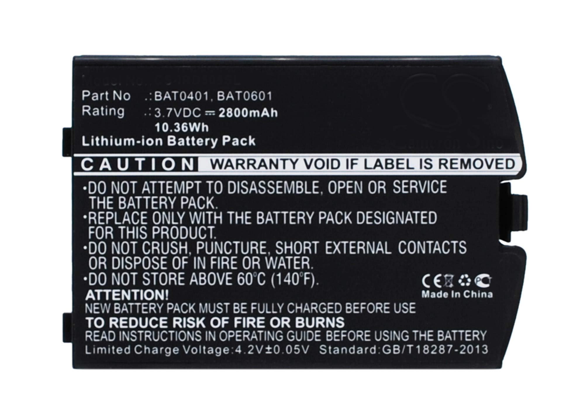 Synergy Digital Satellite Phone Battery, Works with Iridium 9505A Satellite Phone, (Li-Ion, 3.7V, 2800 mAh) Ultra High Capacity Battery
