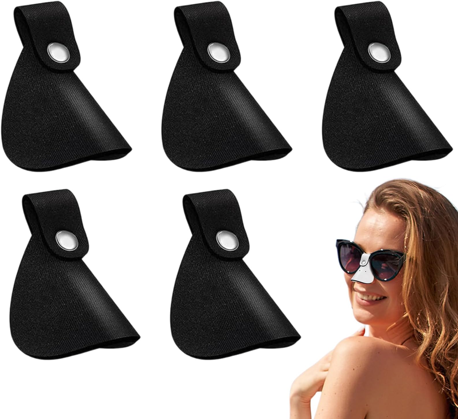 Nose Guards, UV Nose Guards for Glasses | Sunshade Face Protector Comfortable Breathable Skin Care for Hiking, Climbing & Cycling