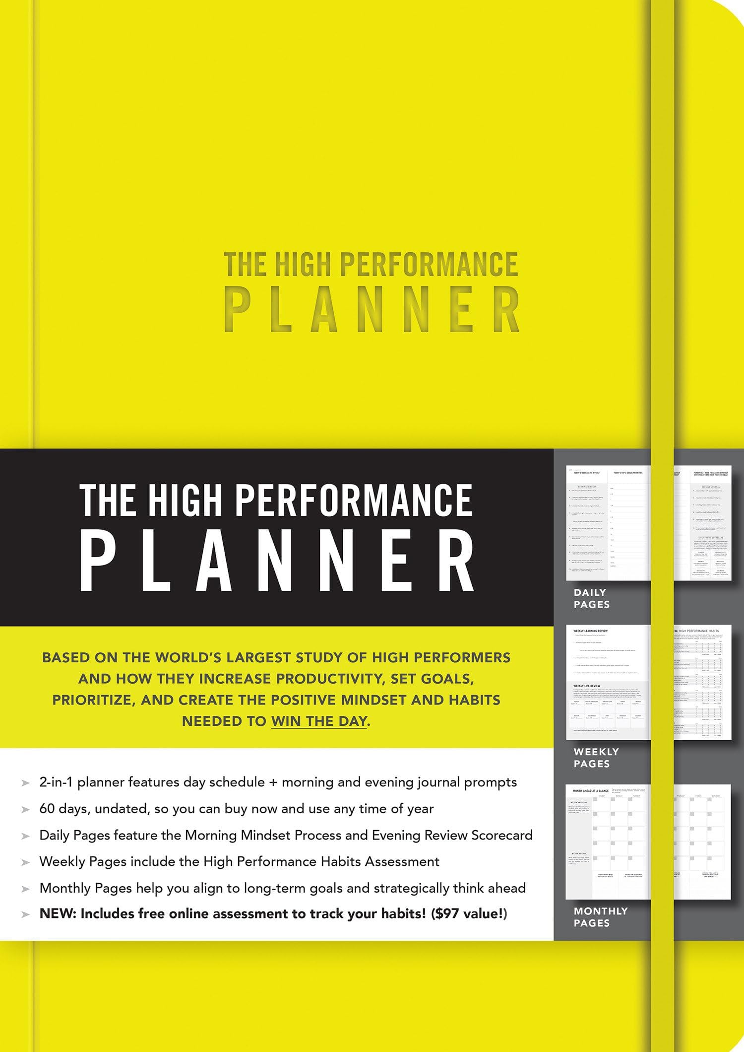 The High Performance Planner [Yellow] Diary – Day to Day Calendar, November 2, 2018