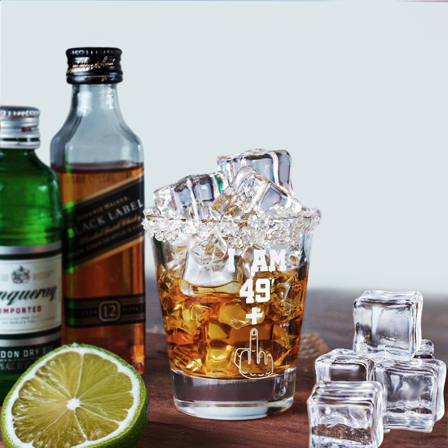 BCnmviku 2Pack Shot Glasses 49 + One 50th Birthday Gifts for Men Women Beer Glass – Funny 50 Year Old Presents - 1.5 oz Pint Glasses Party Decorations Supplies (2pack 49 + One) - Image 3