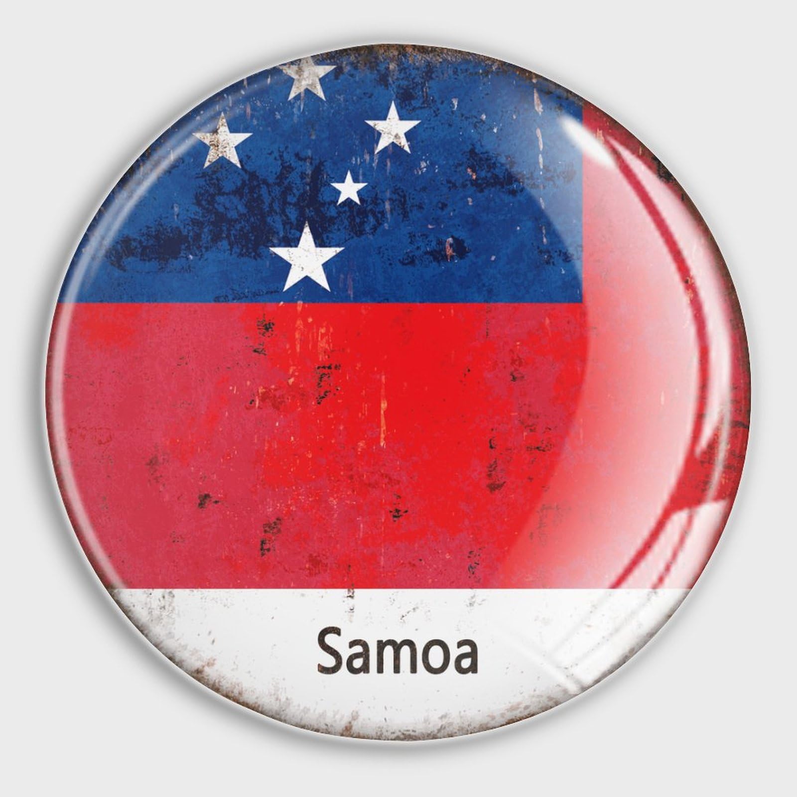 Aimants Samoa en verre un cadeau idéal pour frigo et bureau