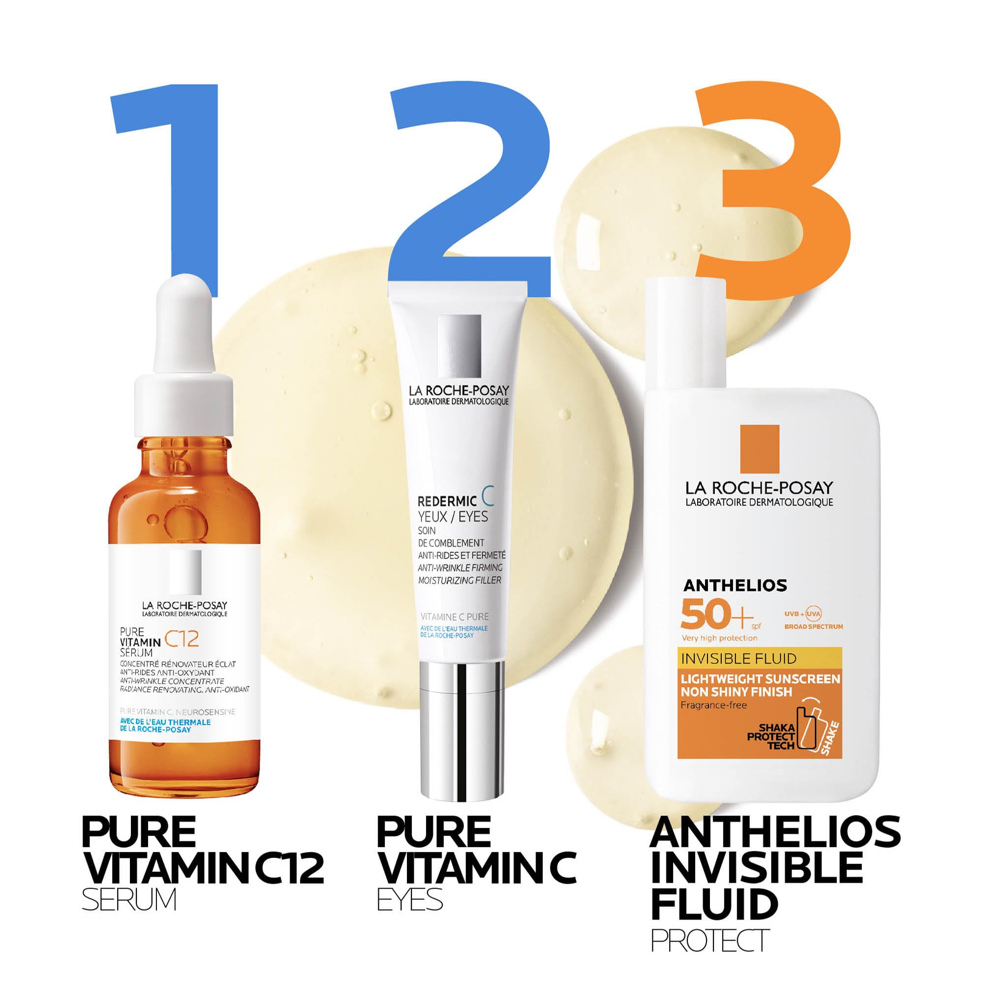 La Roche Posay Pure witamina C12 serum przeciw starzeniu się, 12% witaminy C, regenerująca przeciwzmarszczkowa pielęgnacja twarzy, ujędrniająca, rozjaśniająca i antyoksydacyjna, przeciw plamom