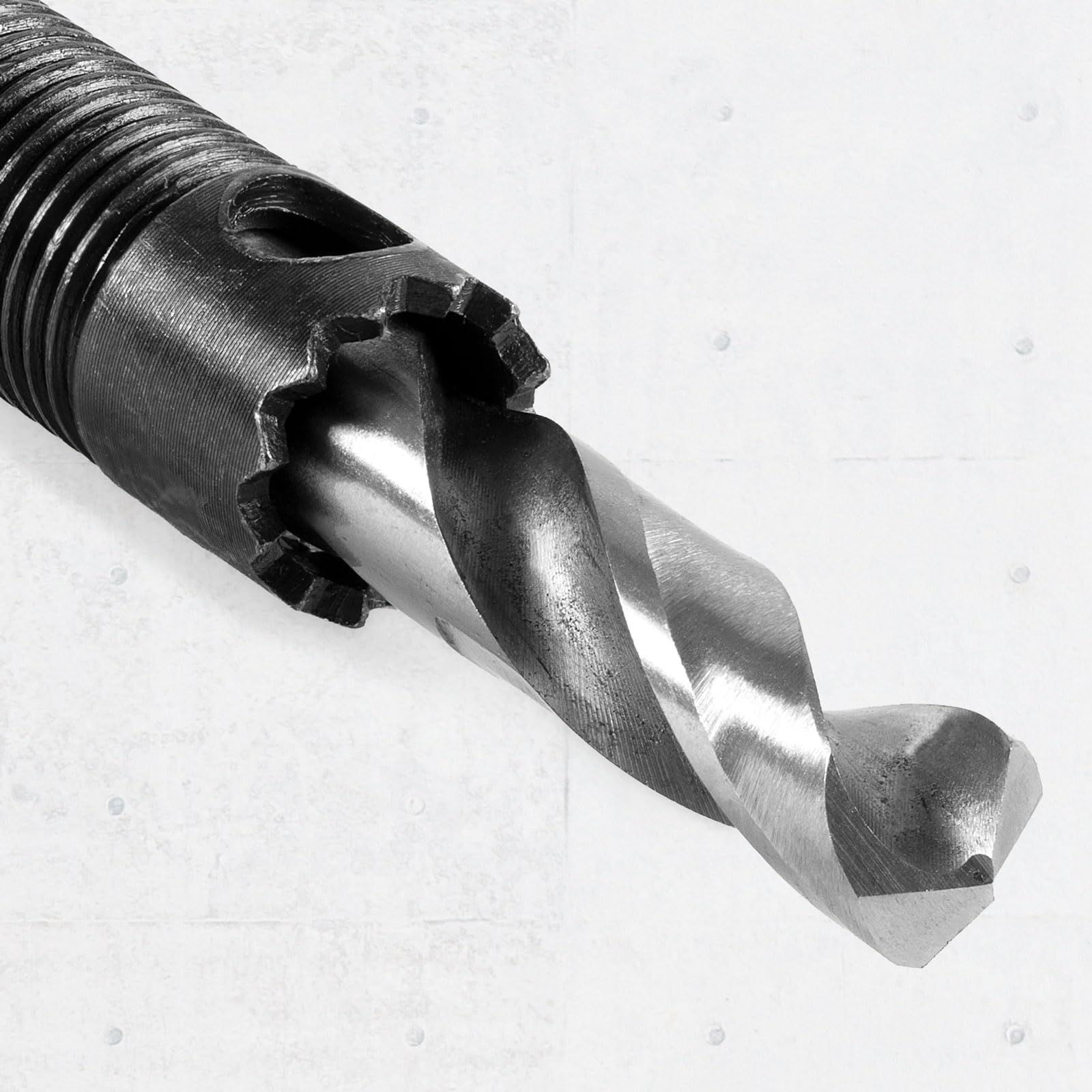 BAUTEC Werkzeugset zum Entfernen von Blindnieten » 5 Bohrer mit Fräskopf (∅ 3,2 bis 6,4 mm) » Nietenzieher für Wartung, Instandsetzung und Demontagearbeiten » Nietenentfernungswerkzeug