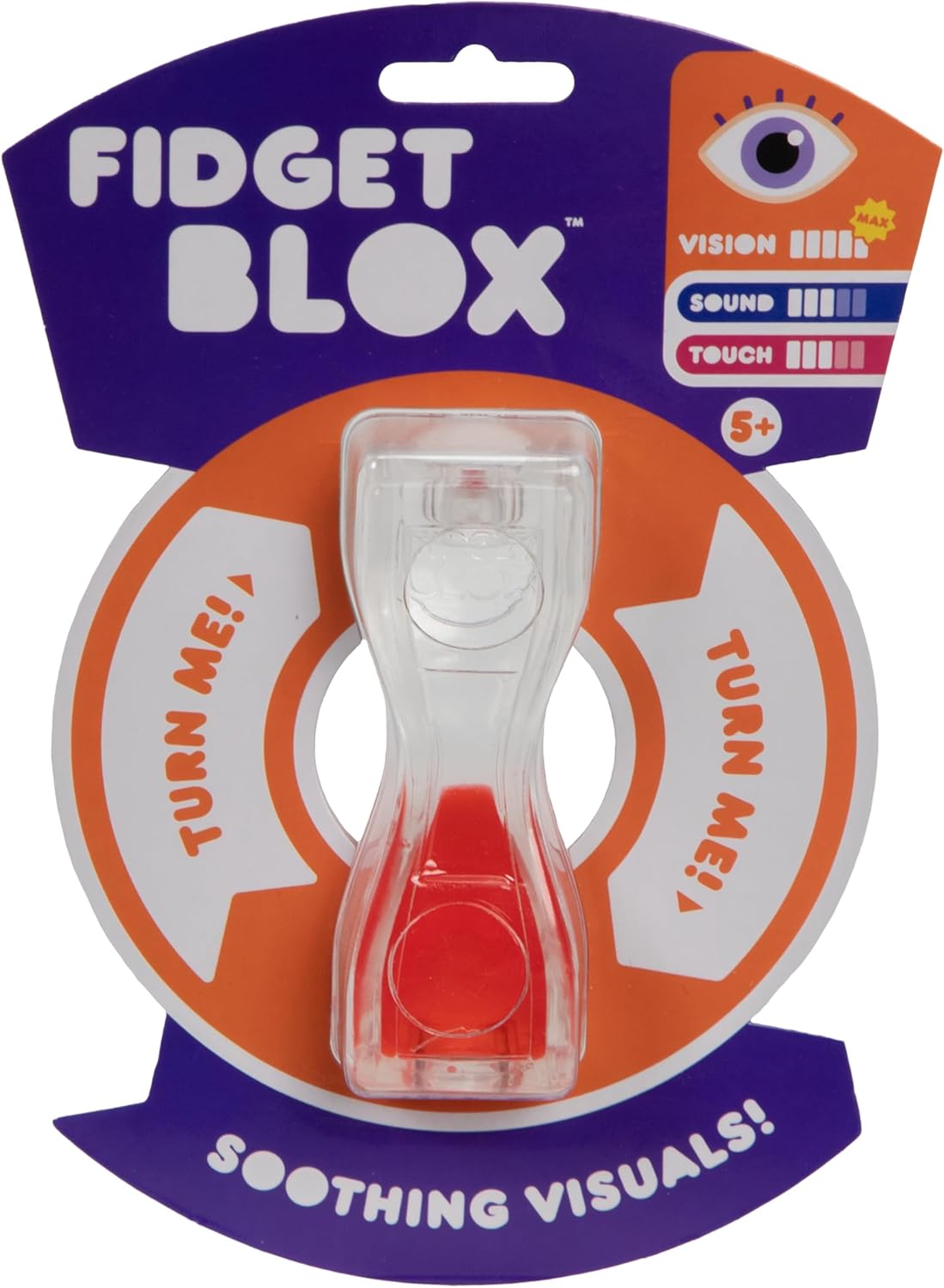 Goliath Fidget Blox Vision | Red Lava | Sensory Fidget Toys | from The Makers of Jelly Blox | Safe & Reliable | Ages 5+