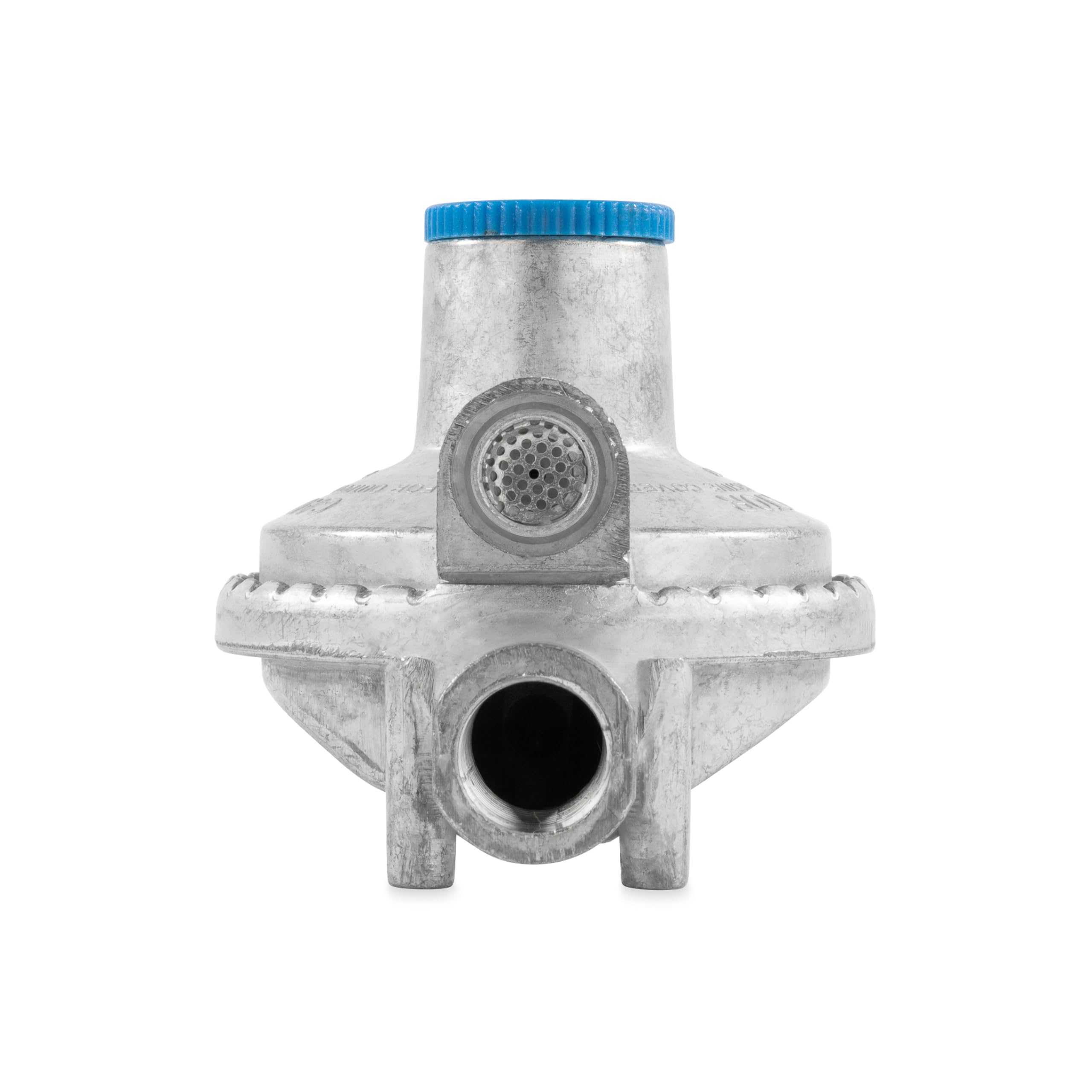 Camco 59313 Regulador Vertical de propano de Dos etapas, Gris
