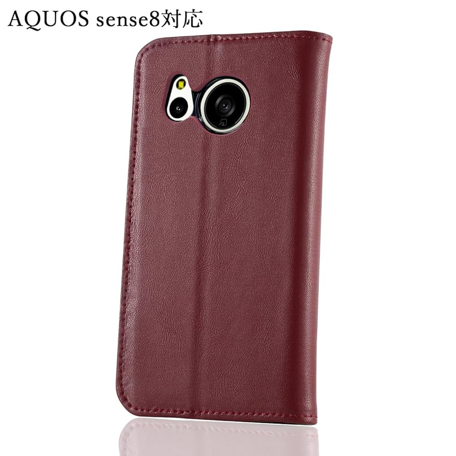 Amazon.co.jp: アクオス センス8 スマホケース 手帳型 本革
