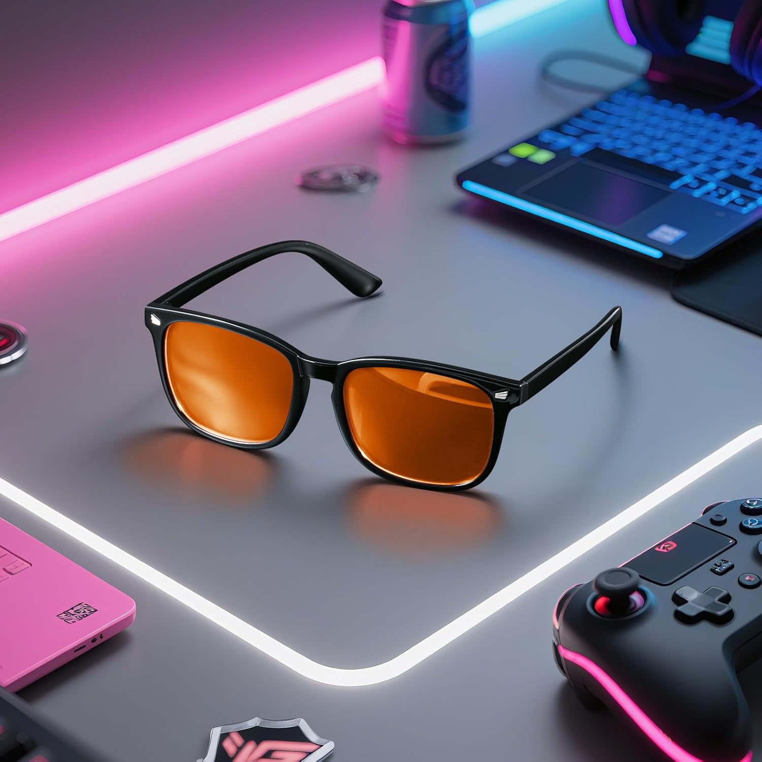 99% Blue Light Blocking Glasses Women and Men Lightweight Eyeglasses Frame Gaming Glasses Reduce Eyestrain - Image 4