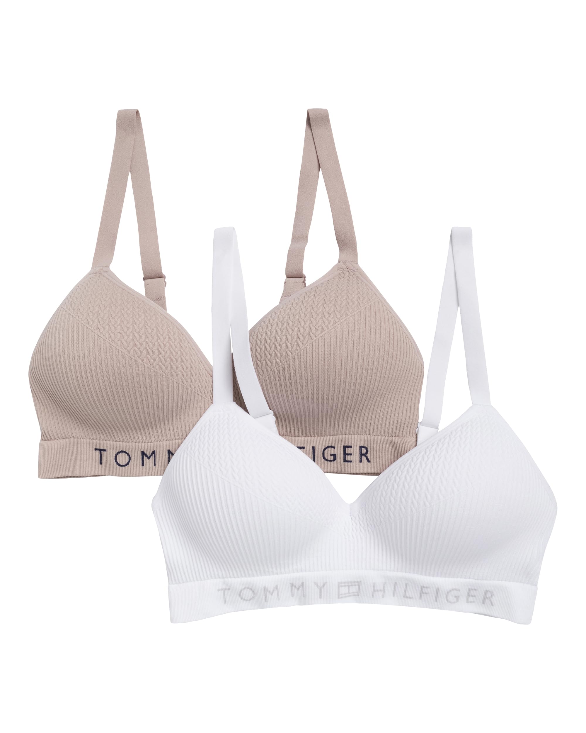 

                                                    Tommy Hilfiger Womens Seamless Lined Wirefree Ribb