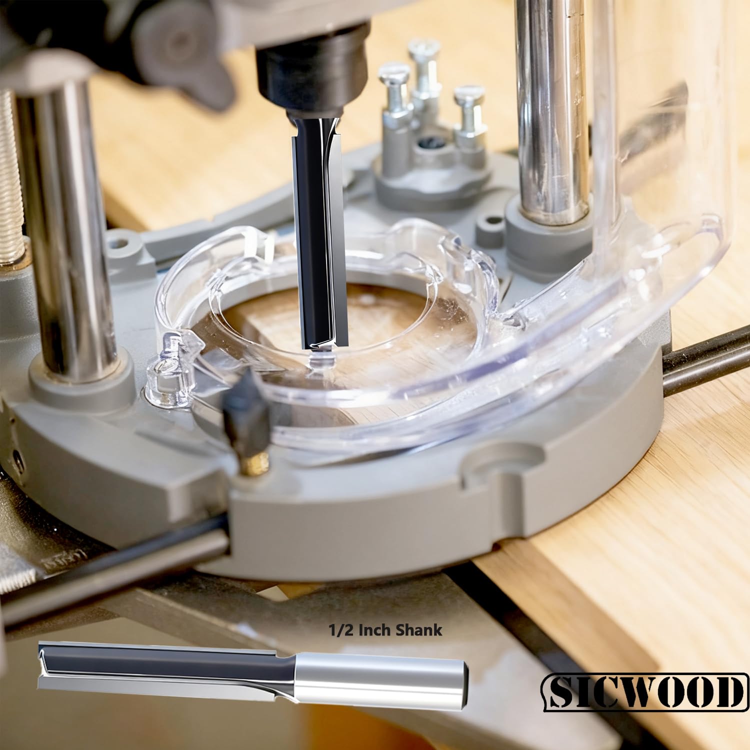 Extra Long Router Bit - Deep Grooves & CNC -6 Extra Long Router Bit - Deep Grooves & CNC -6