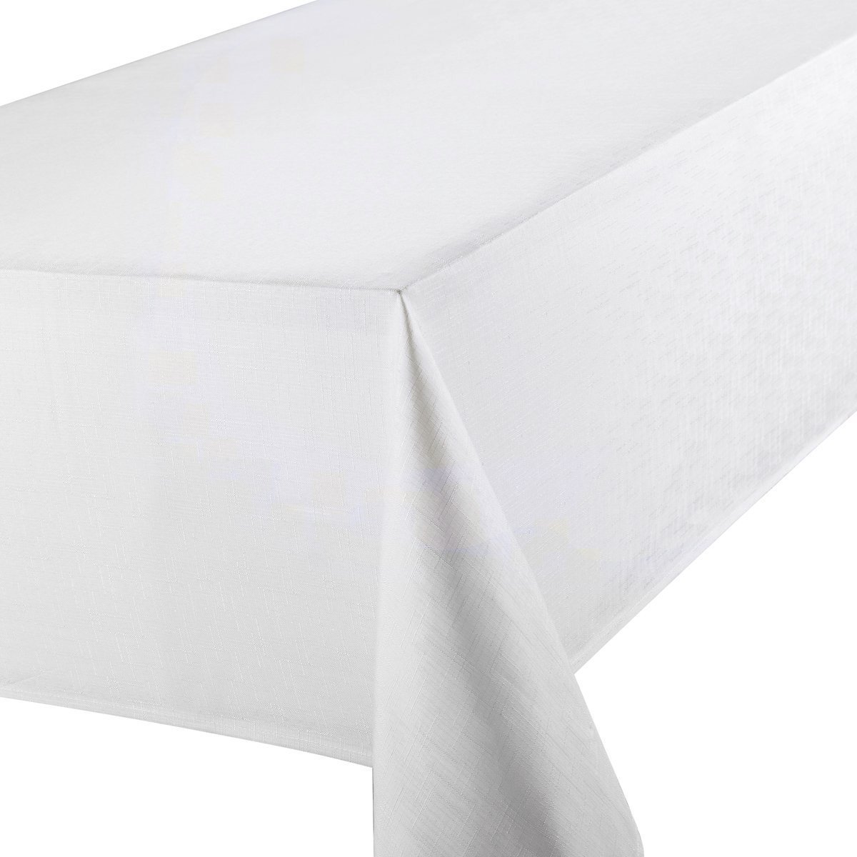 Time to Sparkle Rectangle Polyester Tablecloth, Tablecloth Table Cover Seamless linen Decoration Wedding (White,70" X 108"inch)