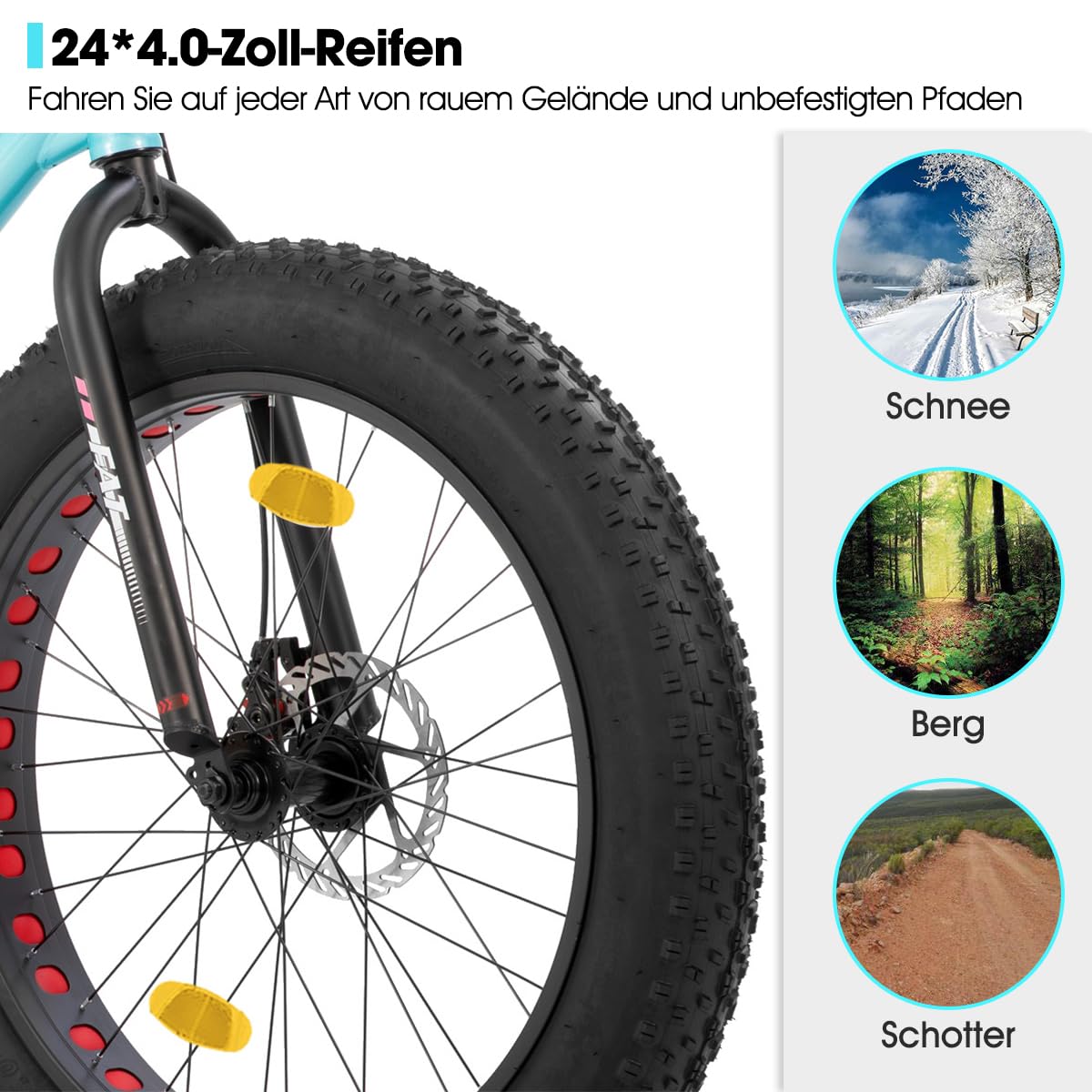 Hiland rower górski 24", zielony
