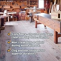 Vista 6 de POWERTEC VKCB001 Bolsas de polvo para Vacmaster 9PK, para VK811PH, VK1011SIWTH aspiradoras húmedas/secas de 8 a 10 galones, repuesto para bolsas