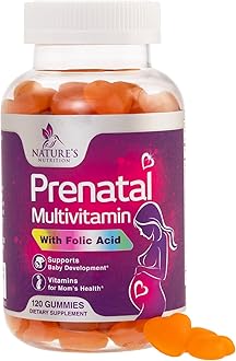 Prenatal Vitamins for Women 1335mcg - Pregnancy Vitamins Gummies with Folic Acid, Vitamin A, C, D3, B12, B6 - Prenatal Multivitamin Gummy for for Fetal Support, Pregnant & Nursing Women - 120 Gummies