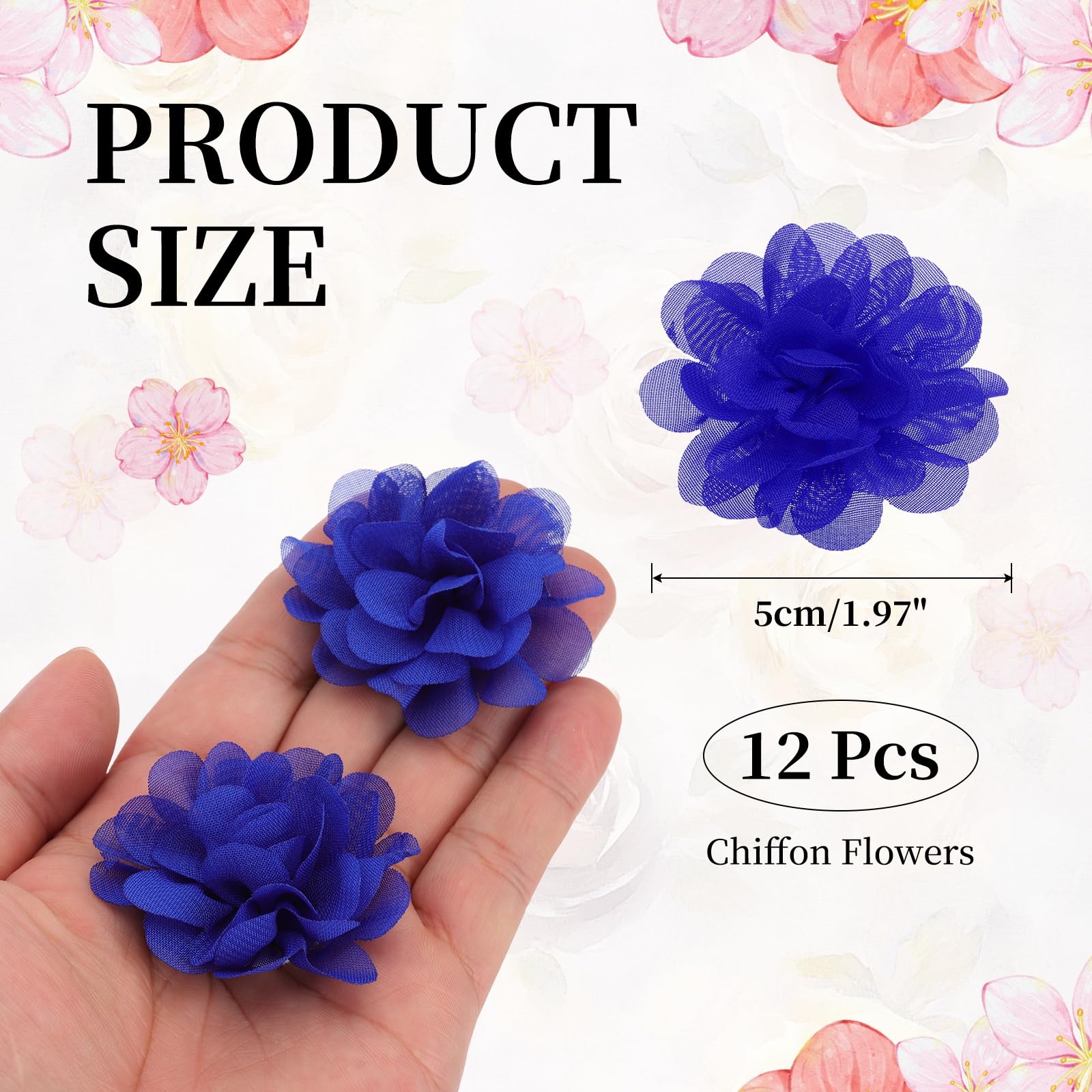 PATIKIL Chiffon Flowers - Image 2