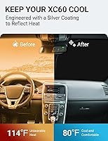 Vista 370 de Proadsy Parasol para parabrisas actualizado 2026, ajuste personalizado, Lexus NX 2022-2025 2026, 4 capas, plegable, protector de parasol frontal que