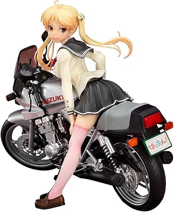 ばくおん!! 鈴乃木凜&amp;GSX400Sカタナ 1/10スケール ABS&amp;PVC製 塗装済み完成品フィギュア
