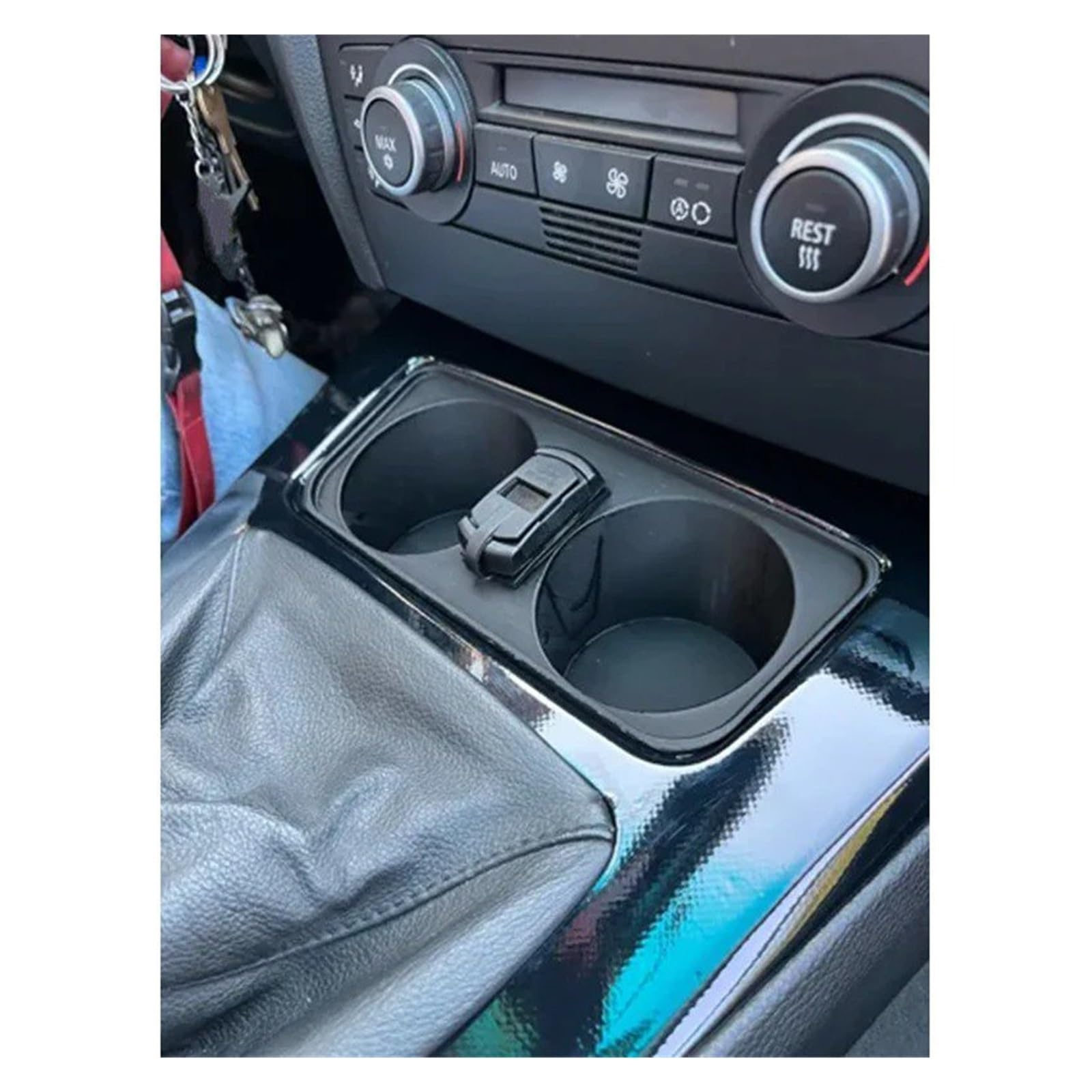 Console Centrali Portabicchieri per BMW E90 E91 E92 E93 Portabicchieri per Console Centrale Auto