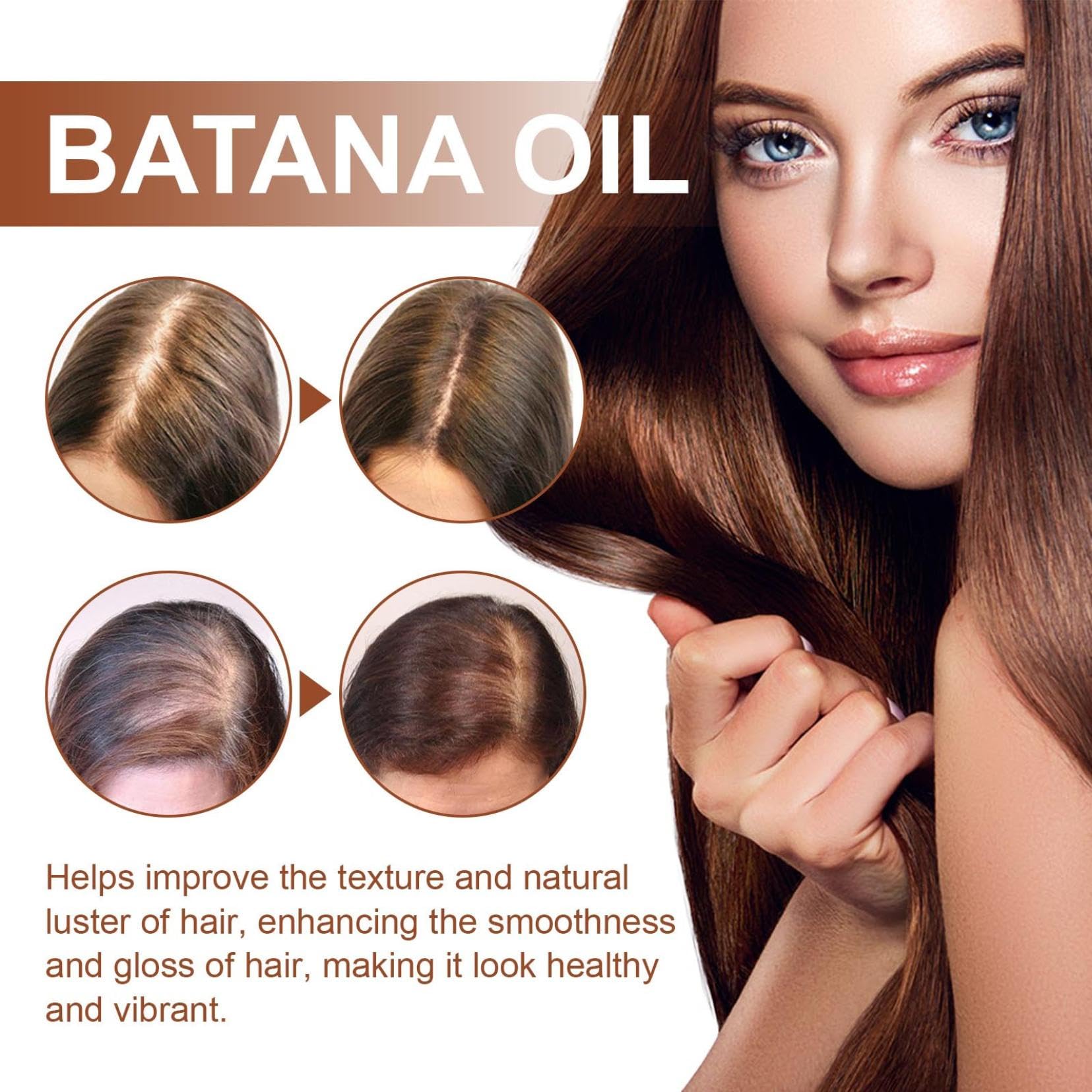 Batana Oil Hair Treatment, Batana Oil For Hair Growth, Batana Oil Organic, Conditioner Leave in Botanical Extracts & Vitamins, Batana Oil Conditioner Leave In Botanical Extracts & Vitamins 120ml (5PC)