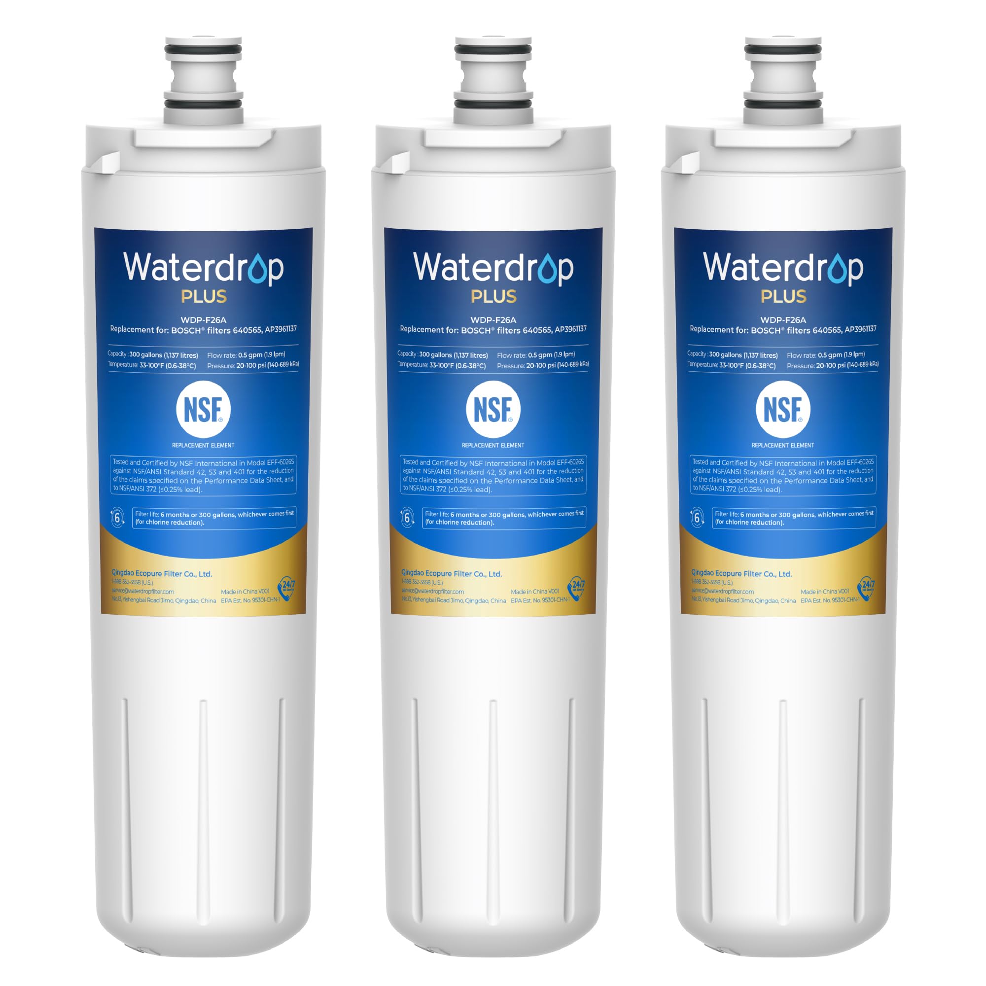 how to replace bosch water filter