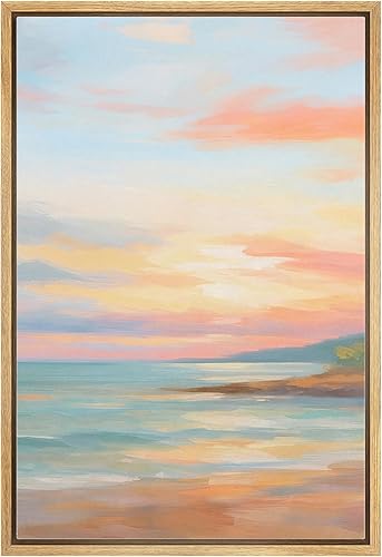 Miniatura 32 de MUDECOR Impresión en Lienzo Enmarcado Arte de Pared Azul Rosa Naranja Geométrico Bauhaus Collage Formas Abstractas Ilustraciones Bellas Artes