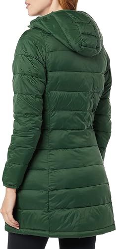 Miniatura 3 de Tienda Essentials - Abrigo acolchado, ligero y resistente al agua con capucha para mujer, disponible en talla extragrande