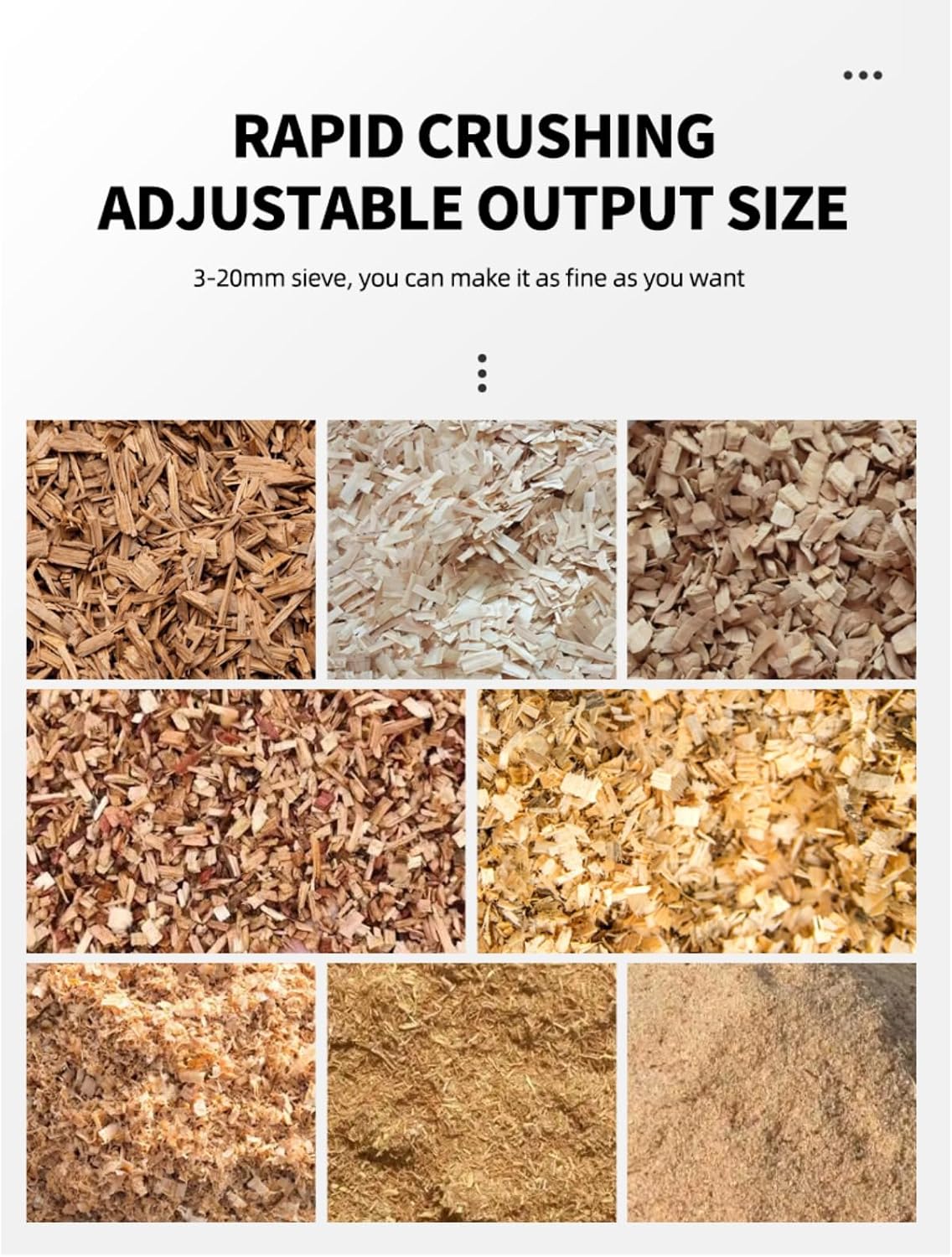 Wood Chipper with Adjustable Discharge Branch Processing Equipment for Farm Use and Outdoor Maintenance
