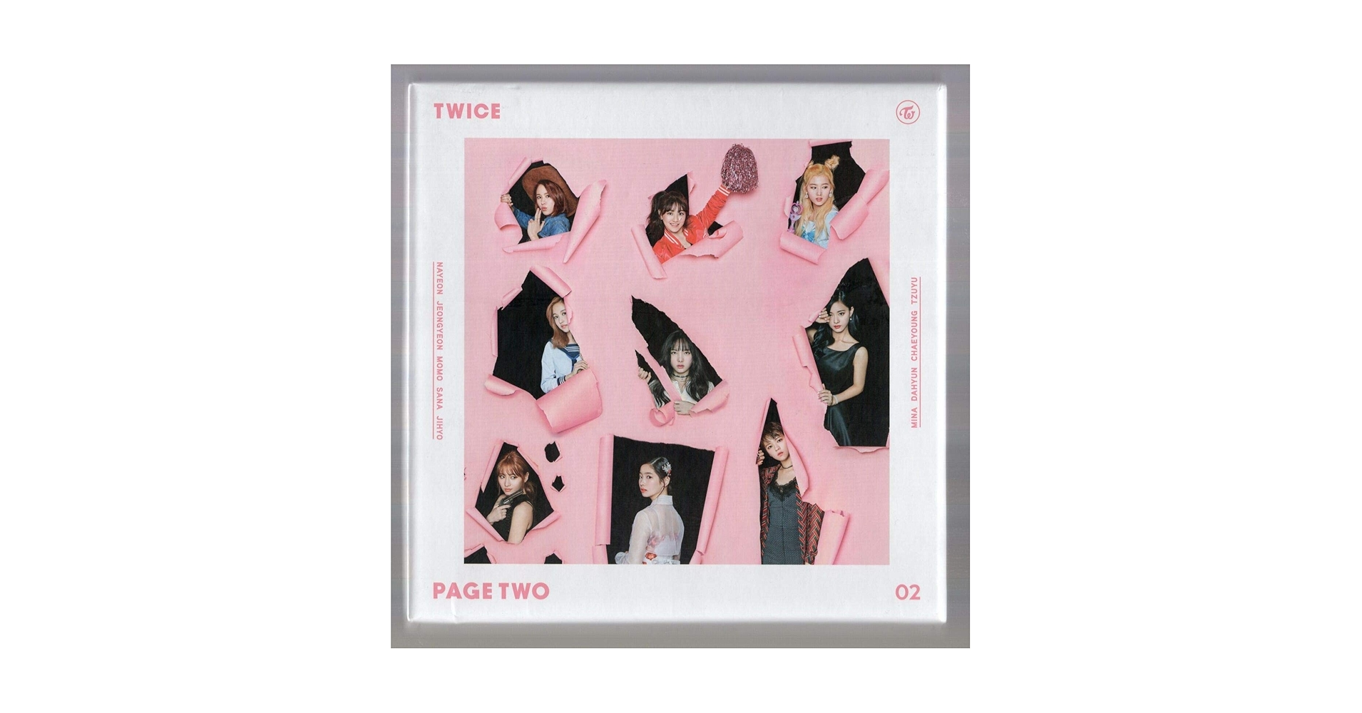 TWICE PAGE TWO MONOGRAPH ポストカード付き TWICE PAGE TWO Monograph Official Postcard Nayeon Momo Sana