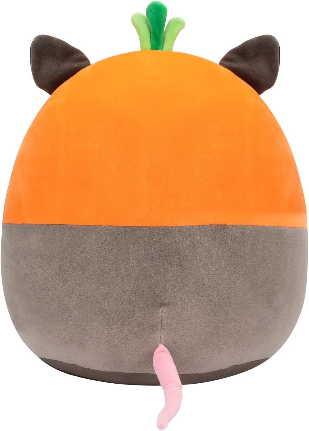 Squishmallows Original 12-Inch Luanne Grey Opossum with Carrot Hat - Official Jazwares Plush